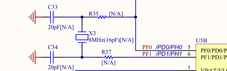 STM32L1的HSE晶振连接方法